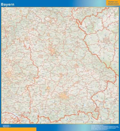 Bayern Karte