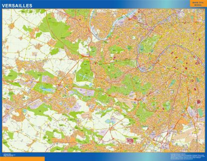 Karte von Versailles Frankreich